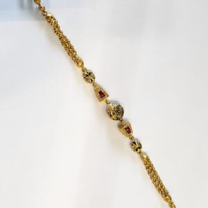 916 Gold Fancy Jadtare Swory Ladies Loose Bracelet