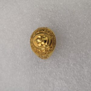 916 gold fancy ganesh design Gents ring