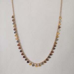 Rose gold heart shape tanmaniya style dokiya