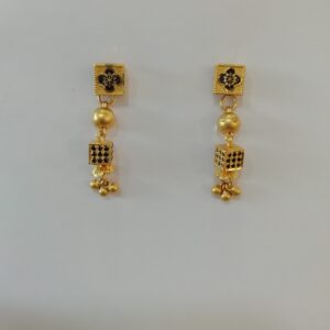 916 gold fancy oxidized butty latkan