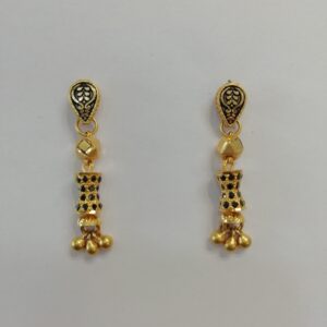 916 gold light weight oxidized butty latkan
