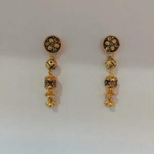 gold fancy oxidized butty latkan