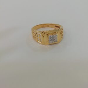 22k gold casting gents ring