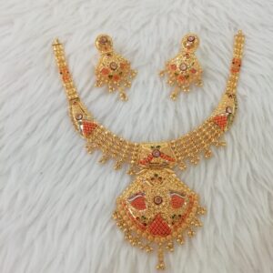 916 gold kalkati design work short set