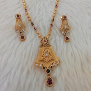 916 gold fancy sawaroxy zinkoriya red and green stone antique dokiyu