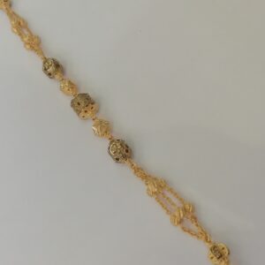 916 gold fancy met finishing loose ladies bracelet