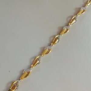 916 gold casting loose ladies bracelet