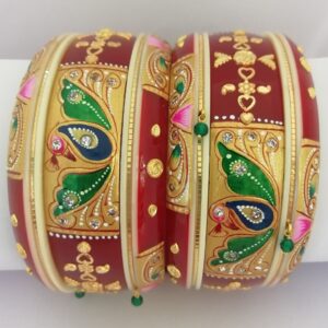 916 gold fancy ladies chudi chip