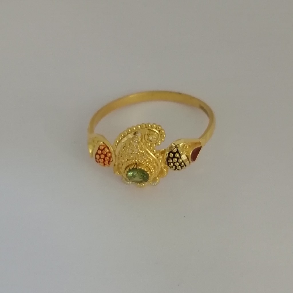 916 gold fancy ladies ring