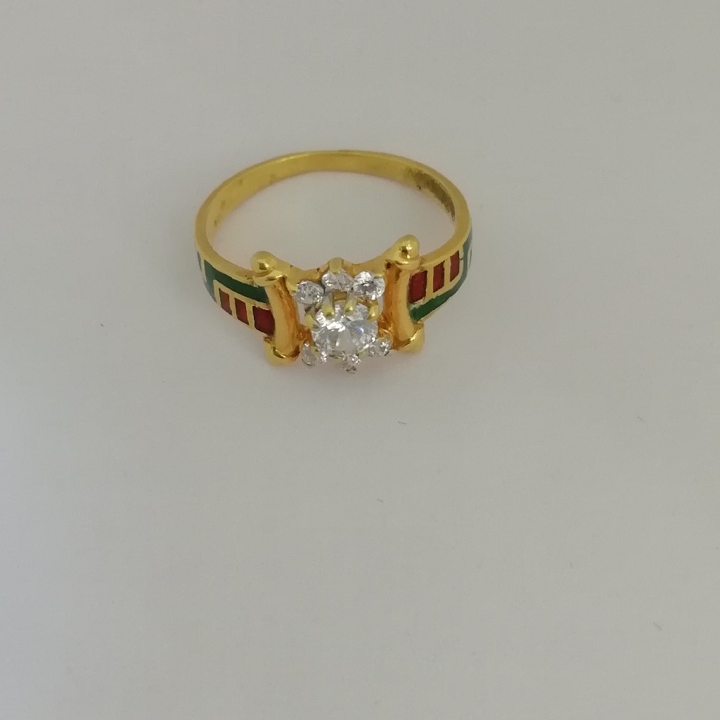 916 gold fancy ladies ring