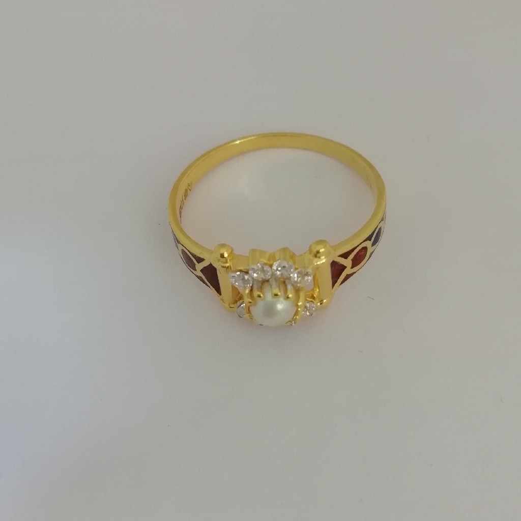 916 gold fancy ladies ring