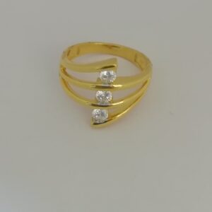 916 gold fancy diamond ladies ring