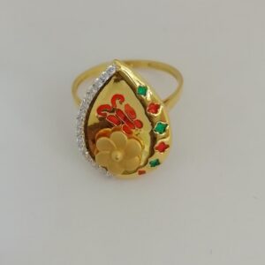 916 gold fancy ladies ring