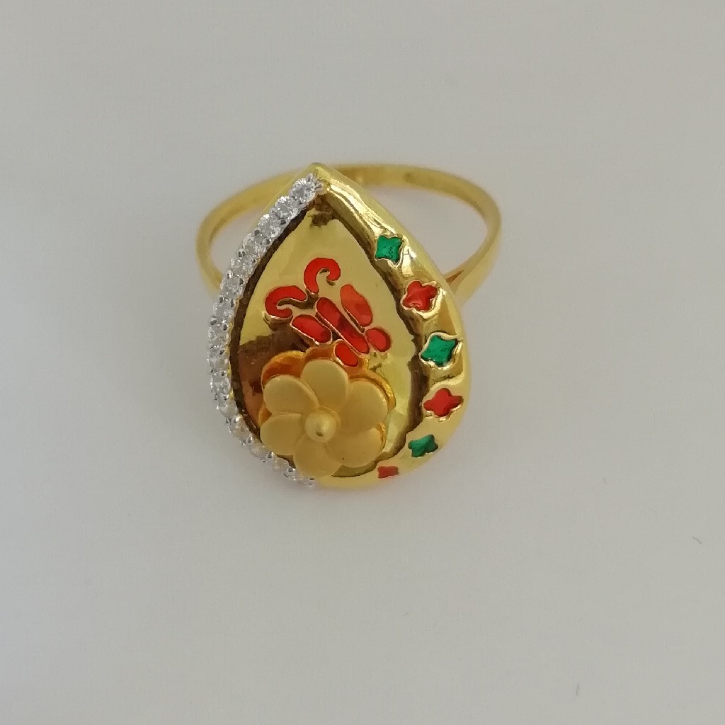 916 gold fancy ladies ring