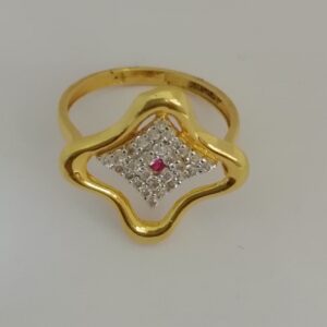 916 gold fancy ladies ring