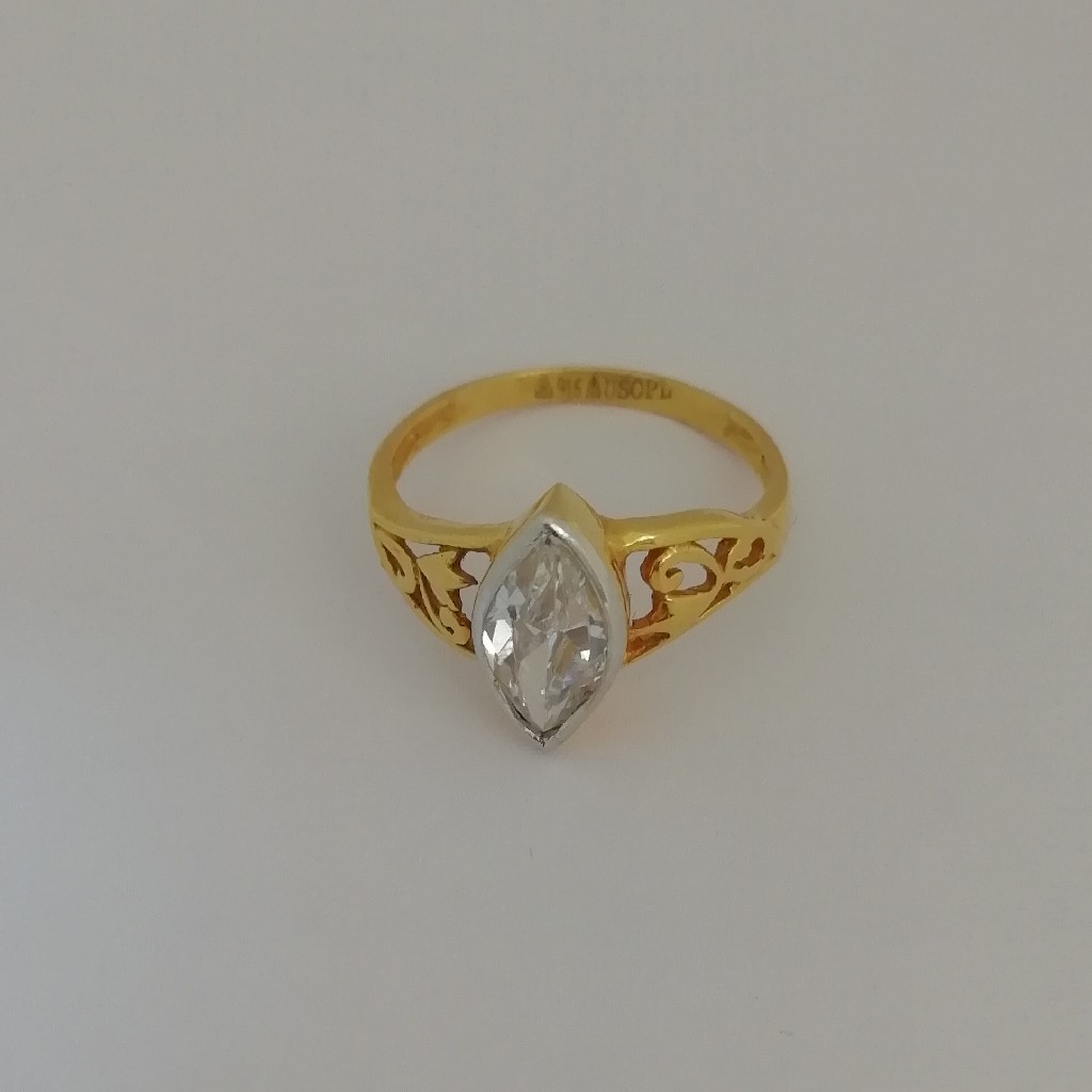 916 gold fancy ladies ring