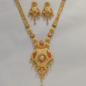 916 gold kalkati design work long set