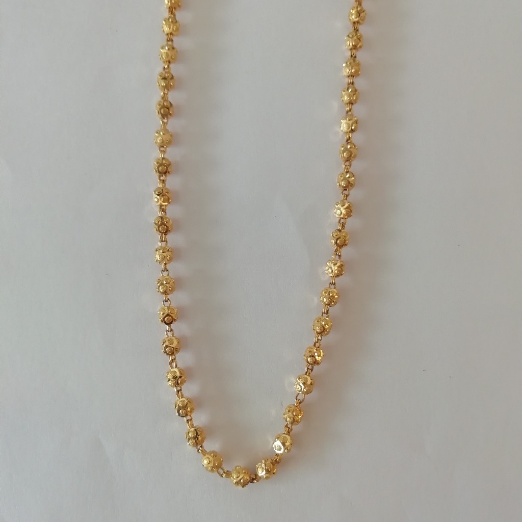 916 gold football kanthi mala