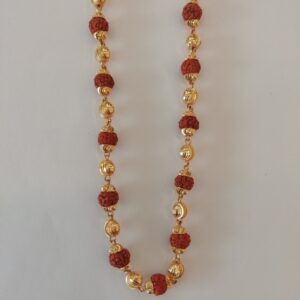 916 gold one by one rudraksh kanthi mala