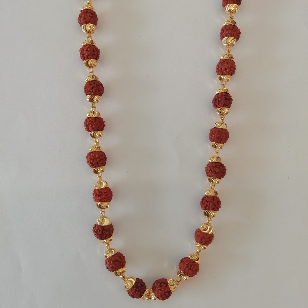 916 gold rudraksh kanthi mala