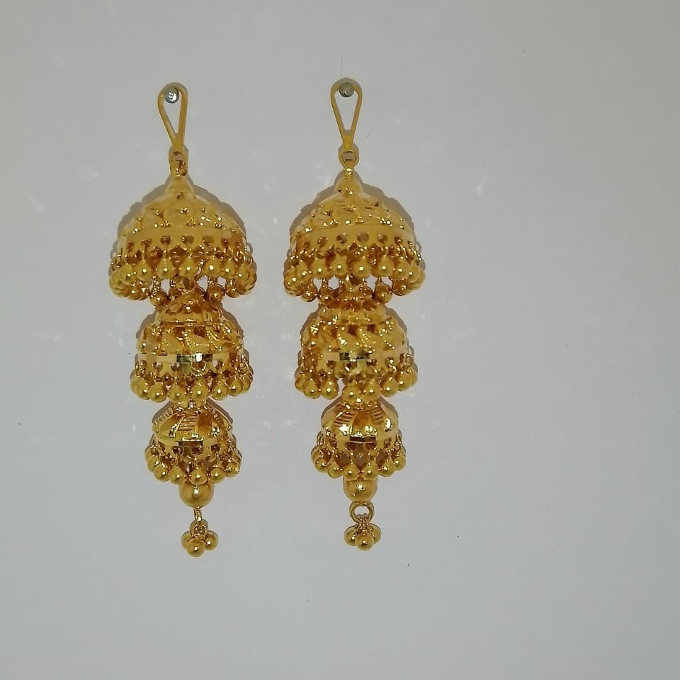 916 gold fancy three step jummar