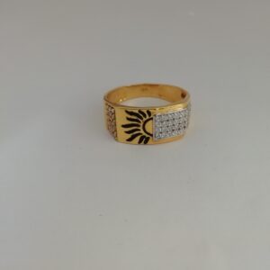 916 gold casting Gents ring