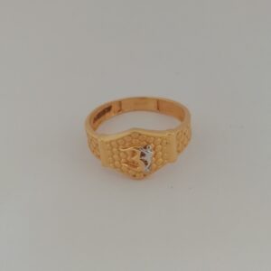 916 gold om design Gents ring