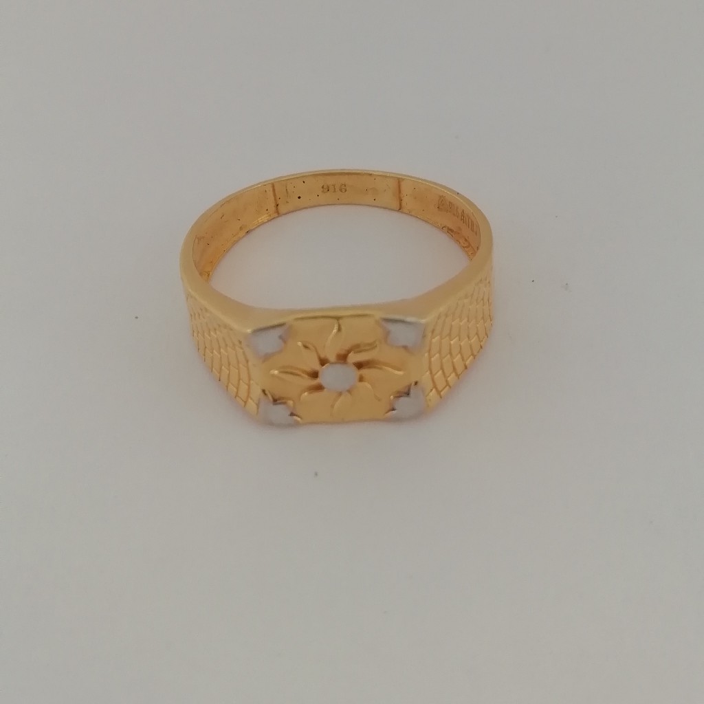 916 gold casting Gents ring