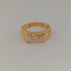 916 gold casting Gents ring