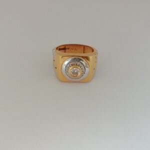 916 gold casting rodium Gents ring