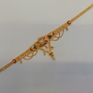 916 gold gheru kalkati work fancy locket