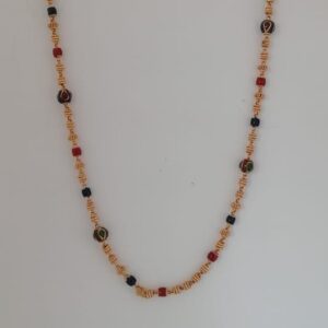 916 gold fancy mina work design chain