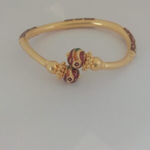 916 gold fancy bangles kada