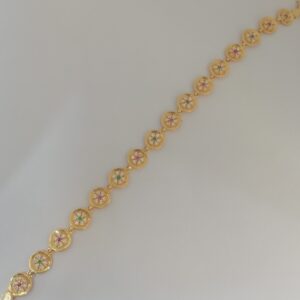 916 gold fancy loose ladies bracelet