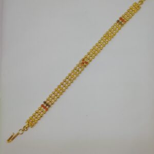916 gold kalkati work loose ladies bracelet