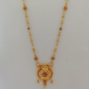 916 gold gheru kalkati work fancy dokiyu
