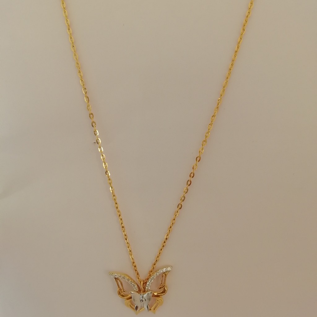 916 gold butterfly design fancy dokiyu