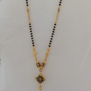 916 gold fancy oxidized square design dokiyu