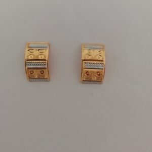 916 gold fancy earrings