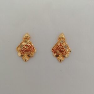 916 gold fancy earrings