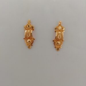 916 gold fancy earrings