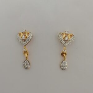 916 gold fancy earrings