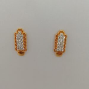 916 gold fancy earrings