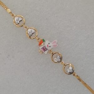 916 gold cartoon design fancy baby lucky