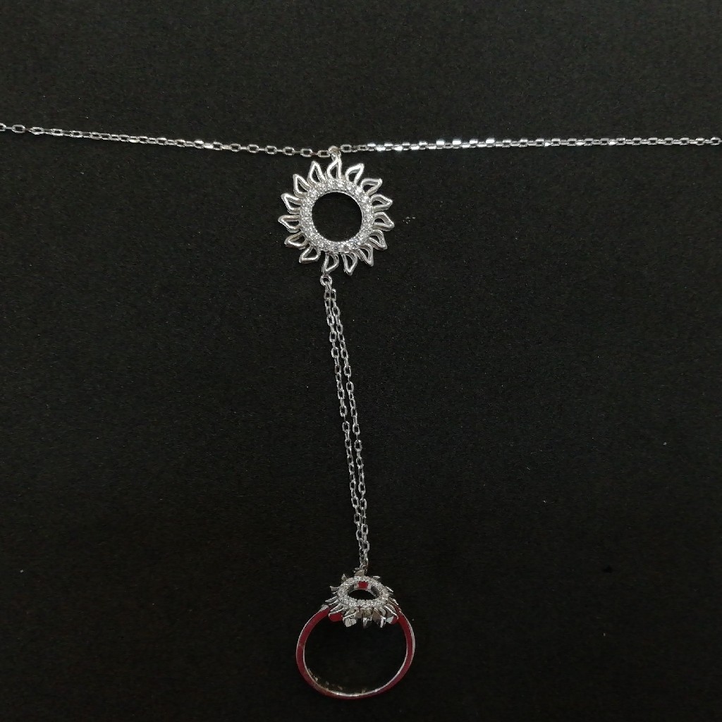 Sterling silver sun design work hath pocha