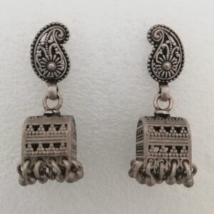 Sterling silver mango design earrings