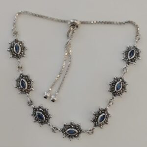 Sterling silver ladies loose bracelet