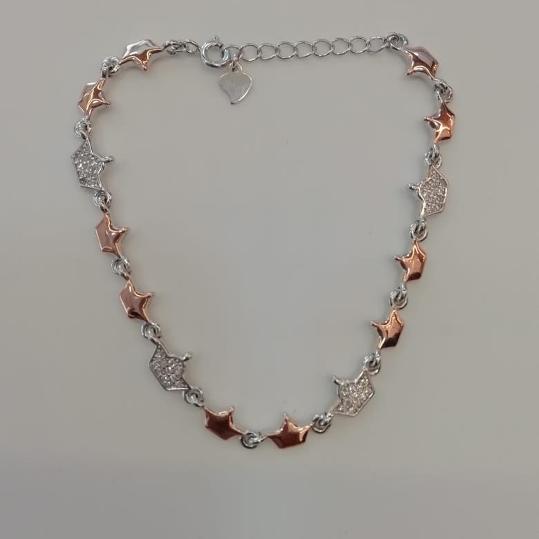 Sterling silver ladies loose bracelet