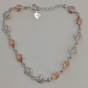 Sterling silver ladies loose bracelet