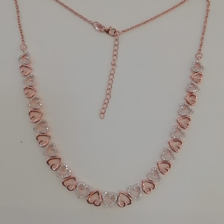 Sterling silver heart shape necklace